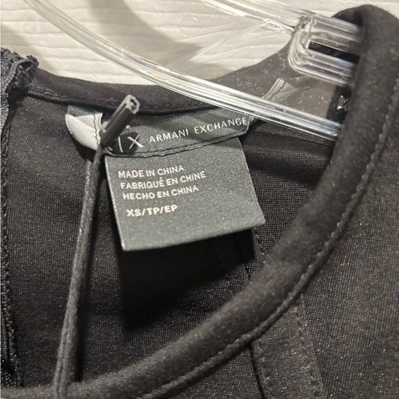 Armani Exchange Black Bodycon Dress - Picture 4 of 5